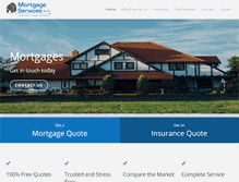 Tablet Screenshot of mortgageservices4u.co.uk